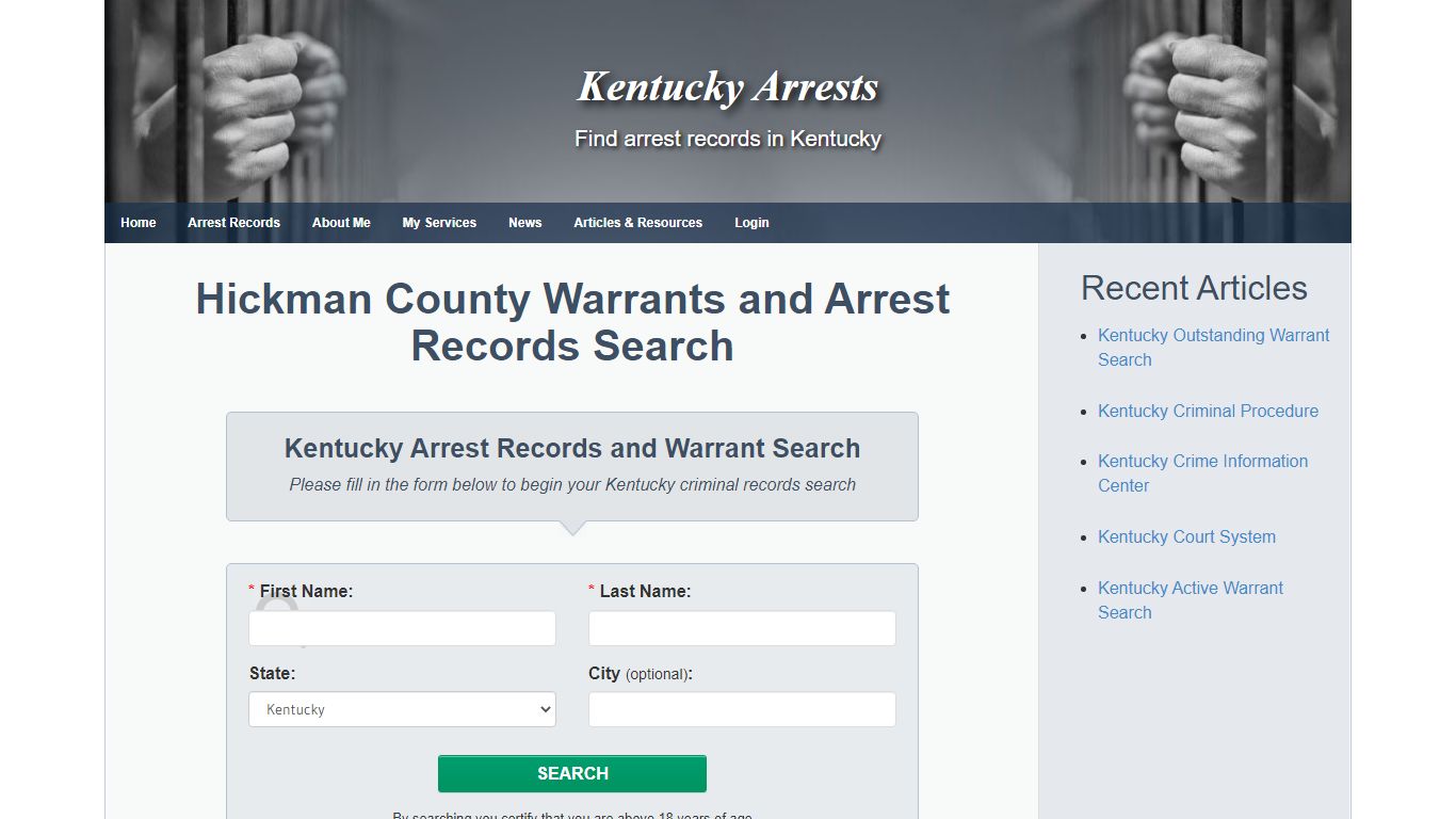 Hickman County Warrants and Arrest Records Search - Kentucky Arrests