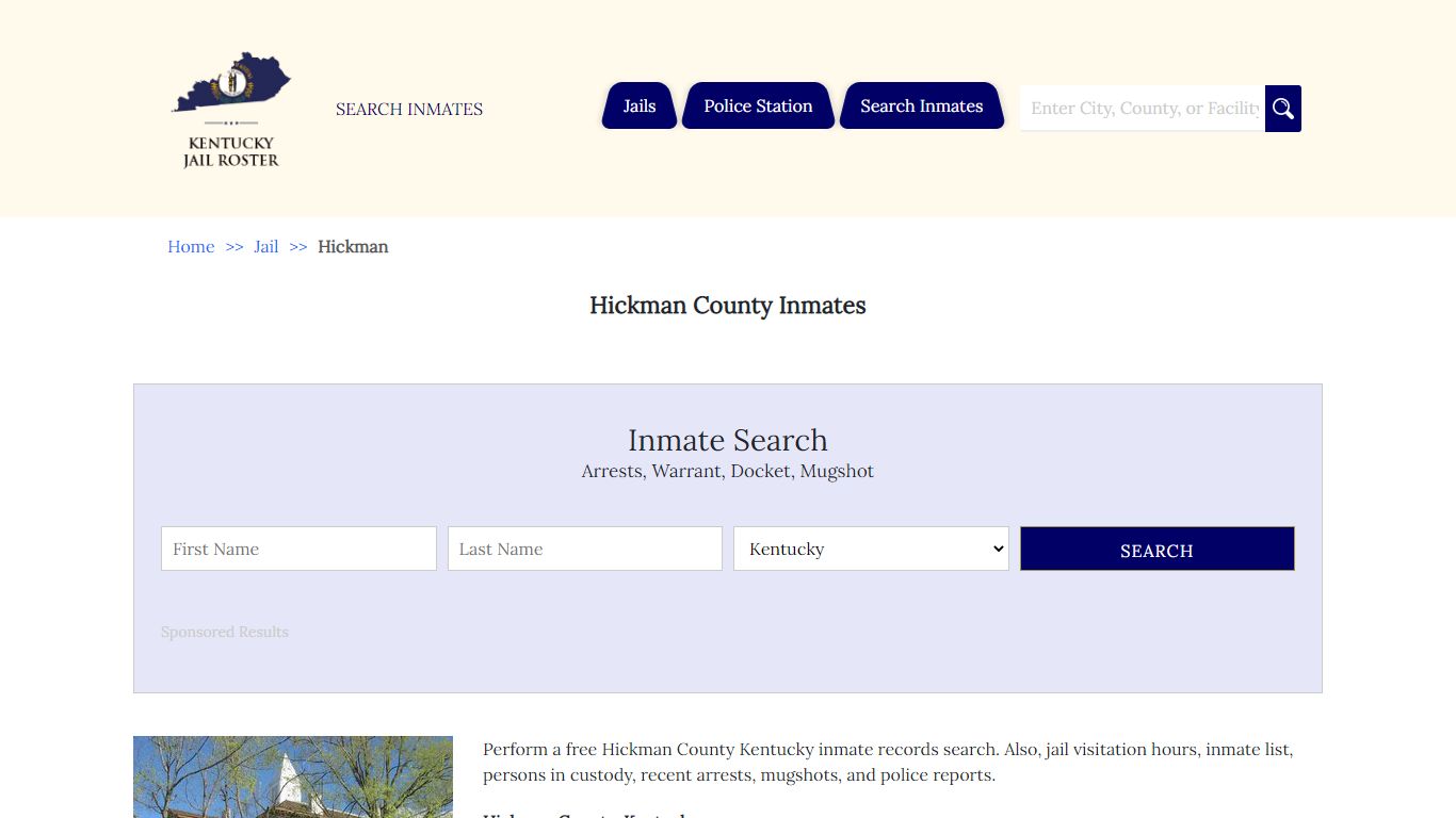 Hickman County Inmates - Jail Roster Search