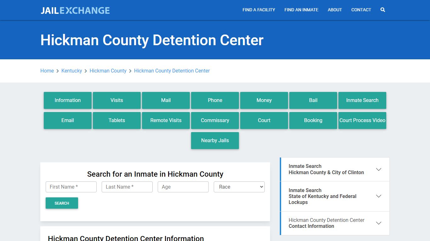 Hickman County Detention Center - Jail Exchange